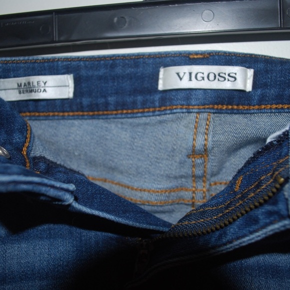 Vigoss Cute cuffed distressed denim short l - Picture 2 of 3